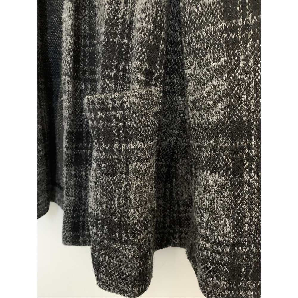 LC Lauren Cardigan Women's‎ Small Conrad Black Striped Long Sleeve Knit Sweater - Picture 3 of 10
